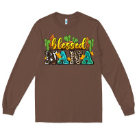 Chestnut blessed nana Long Sleeve Tee - Zillion Design Studio