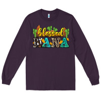Plum blessed nana Long Sleeve Tee - Zillion Design Studio
