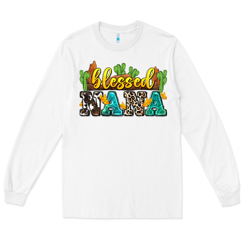 Blessed Nana Long Sleeve Tee by Zillion Design Studio | Teevron