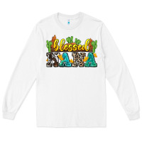 White blessed nana Long Sleeve Tee - Zillion Design Studio