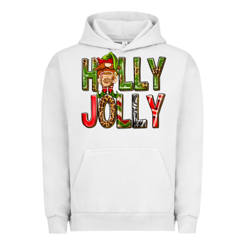 Holly Jolly Elf Gnome Urban Hoodie by NancyCooperArtShop | Teevron