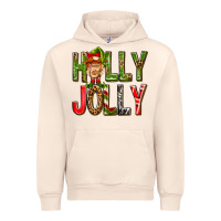 Sandshell Holly Jolly elf gnome Urban Hoodie - NancyCooperArtShop
