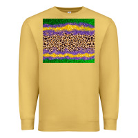Antique Gold mardi gras leopard Premium Sweatshirt - AdoDesignShop