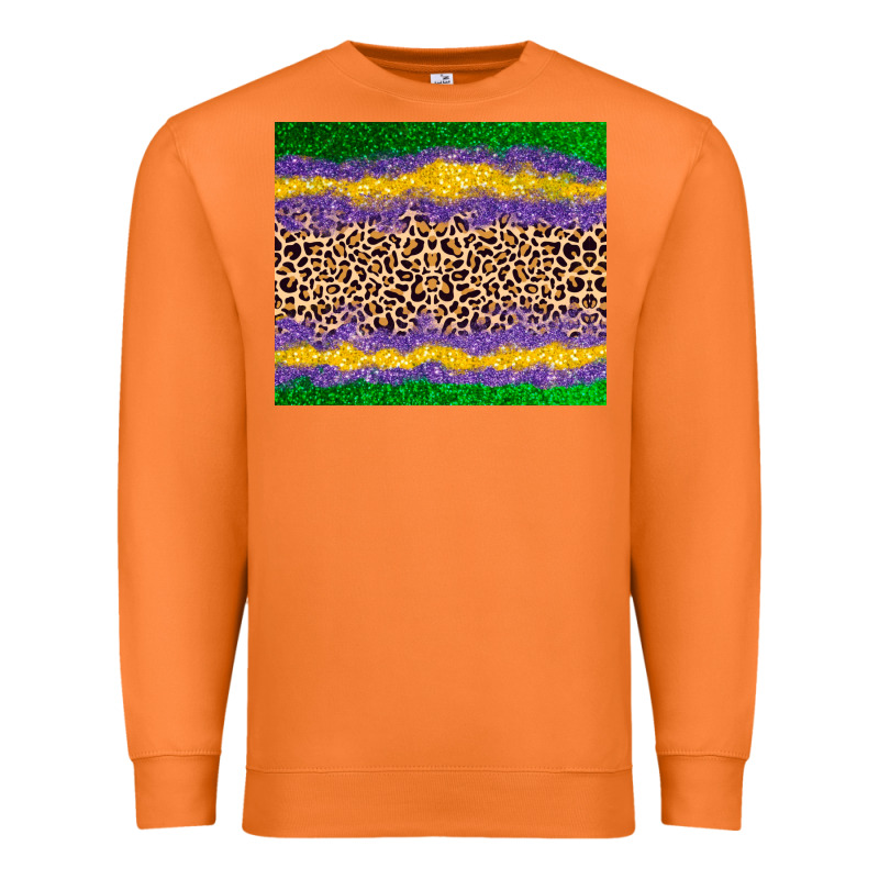 Mardi Gras Leopard Premium Sweatshirt by AdoDesignShop | Teevron