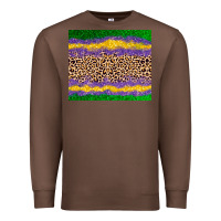 Chestnut mardi gras leopard Premium Sweatshirt - AdoDesignShop