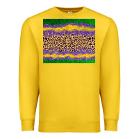 Lemon mardi gras leopard Premium Sweatshirt - AdoDesignShop