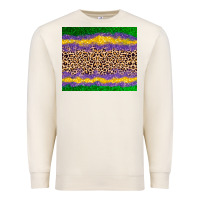 Sandshell mardi gras leopard Premium Sweatshirt - AdoDesignShop