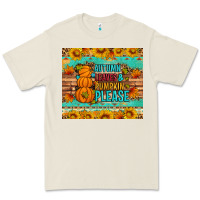 Autumn Leaves And Pumpkin Please Premium Tee | Teevron