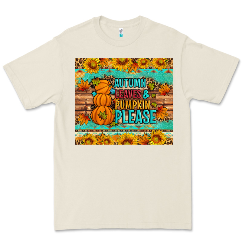 Autumn Leaves And Pumpkin Please Premium Tee by Artiststas | Teevron