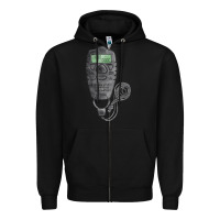 Black baseball counter and stopwatch fa element Zipper Hoodie - FaDigitalArtStudio