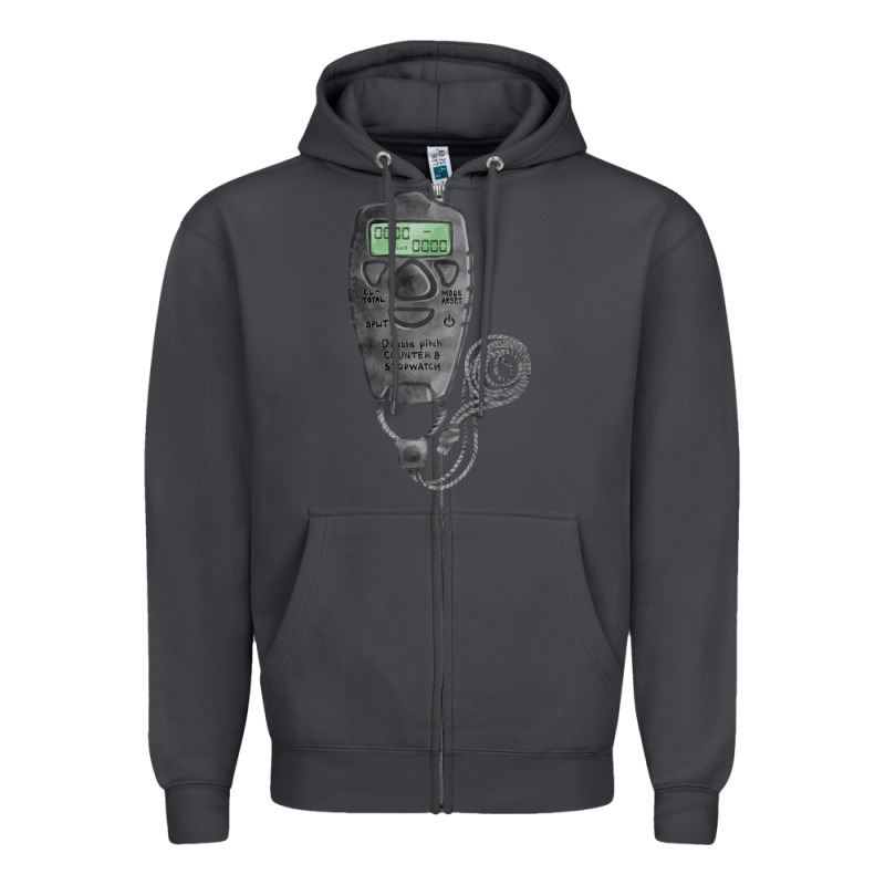 Baseball Counter And Stopwatch Fa Element Zipper Hoodie by FaDigitalArtStudio | Teevron