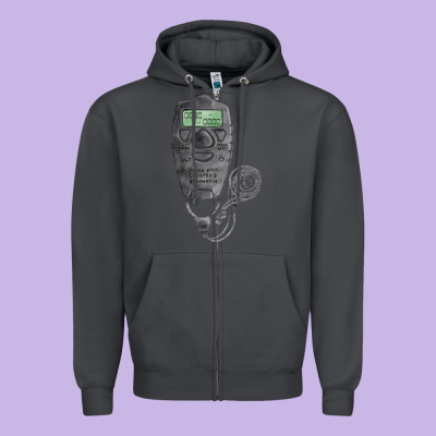 Baseball Counter And Stopwatch Fa Element Zipper Hoodie Designed By Fadigitalartstudio