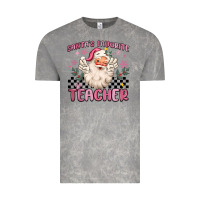 Cloud Rock santa's favorite teacher Vintage Tee - MaliasSmallBusiness
