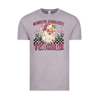 Vintage Zinc santa's favorite teacher Vintage Tee - MaliasSmallBusiness