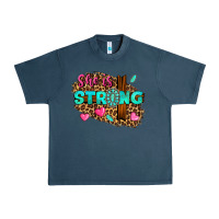 Midnight Navy she is strong Urban Heavy Tee - texasbilliewilder