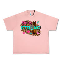 Salmon she is strong Urban Heavy Tee - texasbilliewilder