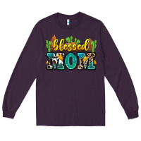 Plum blessed mom Long Sleeve Tee - Zillion Design Studio