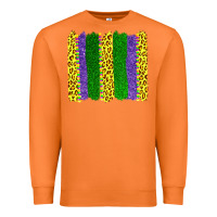 Carrot mardi gras leopard brushstrokes Premium Sweatshirt - AdoDesignShop