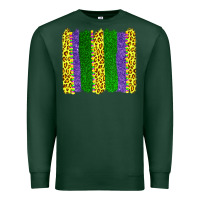 Sports Green mardi gras leopard brushstrokes Premium Sweatshirt - AdoDesignShop