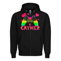 Black gaymer Zipper Hoodie - HRA Design Shop
