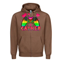 Chestnut gaymer Zipper Hoodie - HRA Design Shop