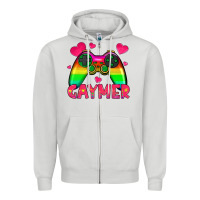 Dove Grey gaymer Zipper Hoodie - HRA Design Shop