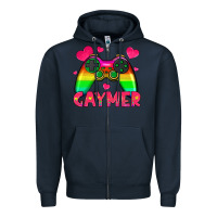 Navy gaymer Zipper Hoodie - HRA Design Shop