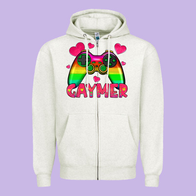 Gaymer Zipper Hoodie Designed By Hra Design Shop