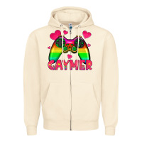 Sandshell gaymer Zipper Hoodie - HRA Design Shop