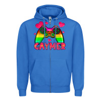 True Royal gaymer Zipper Hoodie - HRA Design Shop