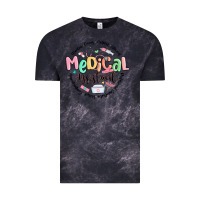 Cloud Black medical assistant nurse Vintage Tee - MaliasSmallBusiness