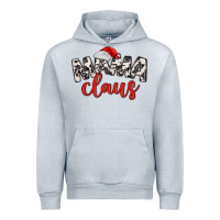 Heather Grey Mama Claus Urban Hoodie - MaliasSmallBusiness