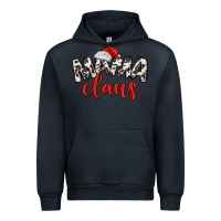 Navy Mama Claus Urban Hoodie - MaliasSmallBusiness