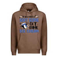 Chestnut if you want a soft serve get some ice cream Premium Hoodie - MaliasSmallBusiness
