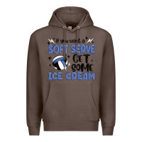 Coffee if you want a soft serve get some ice cream Premium Hoodie - MaliasSmallBusiness