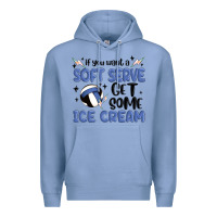Colony Blue if you want a soft serve get some ice cream Premium Hoodie - MaliasSmallBusiness