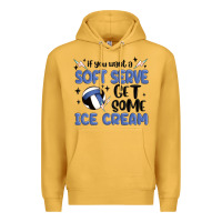 Mustard if you want a soft serve get some ice cream Premium Hoodie - MaliasSmallBusiness