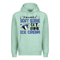 Seafoam if you want a soft serve get some ice cream Premium Hoodie - MaliasSmallBusiness