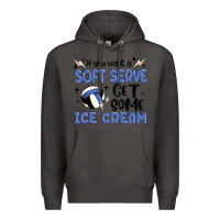 Smoke if you want a soft serve get some ice cream Premium Hoodie - MaliasSmallBusiness