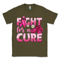 Army Green Fight For a Cure Classic Tee - texasbilliewilder