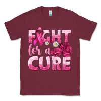 Burgundy Fight For a Cure Classic Tee - texasbilliewilder