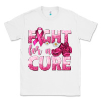 White Fight For a Cure Classic Tee - texasbilliewilder