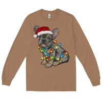 Toasted Coconut christmas french bulldog Long Sleeve Tee - RanaPortraitStore