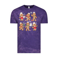 Cloud Purple nurse gingerbread Vintage Tee - MaliasSmallBusiness