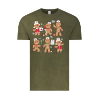 Vintage Olive nurse gingerbread Vintage Tee - MaliasSmallBusiness