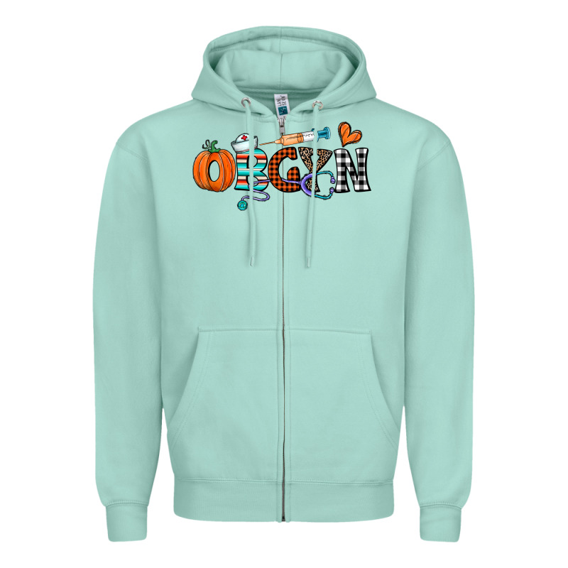 Obgyn Zipper Hoodie by CowhideDigitalArt | Teevron