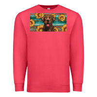 Cardinal western chocolate labrador license plate Premium Sweatshirt - Artiststas