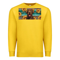 Lemon western chocolate labrador license plate Premium Sweatshirt - Artiststas