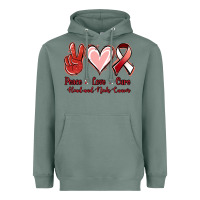 Sage peace love cure head and neck cancer Heavyweight Hoodie - Jasminsmagicworld