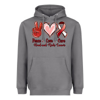 Storm peace love cure head and neck cancer Heavyweight Hoodie - Jasminsmagicworld